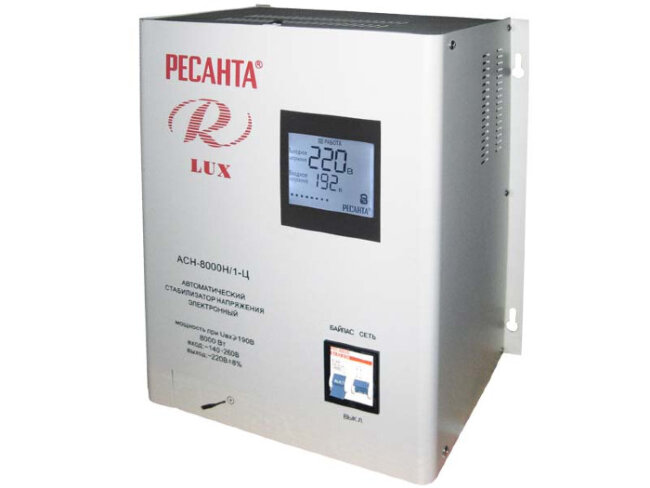 Стабилизатор напряжения серии LUX РЕСАНТА АСН-8000Н/1-Ц в Казани